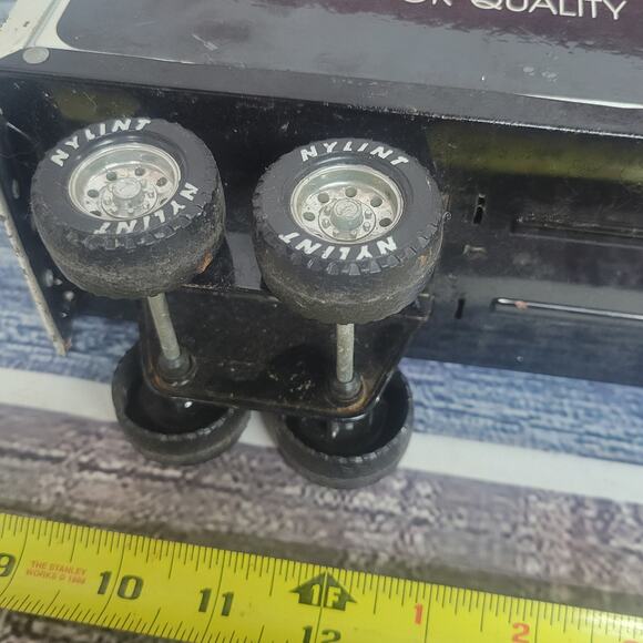 Nylint Pressed Steel Ford Motorcraft semi trailer white and black - Picture 12 of 12